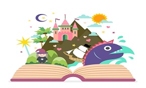 Fairy tale world vector